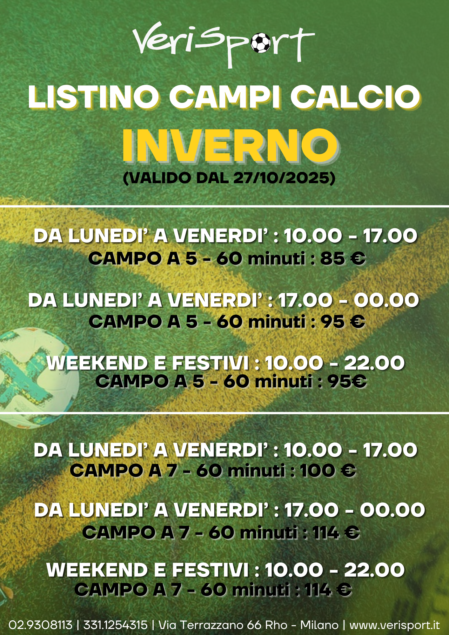 LISTINO LEZIONI PRIVATE PADEL SCUOLA PADEL RHO